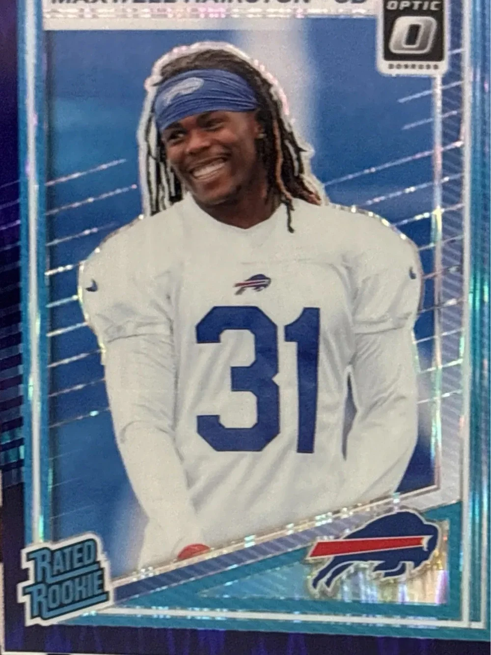 Panini Maxwell Hairston Rated Rookie Football Trading Card
